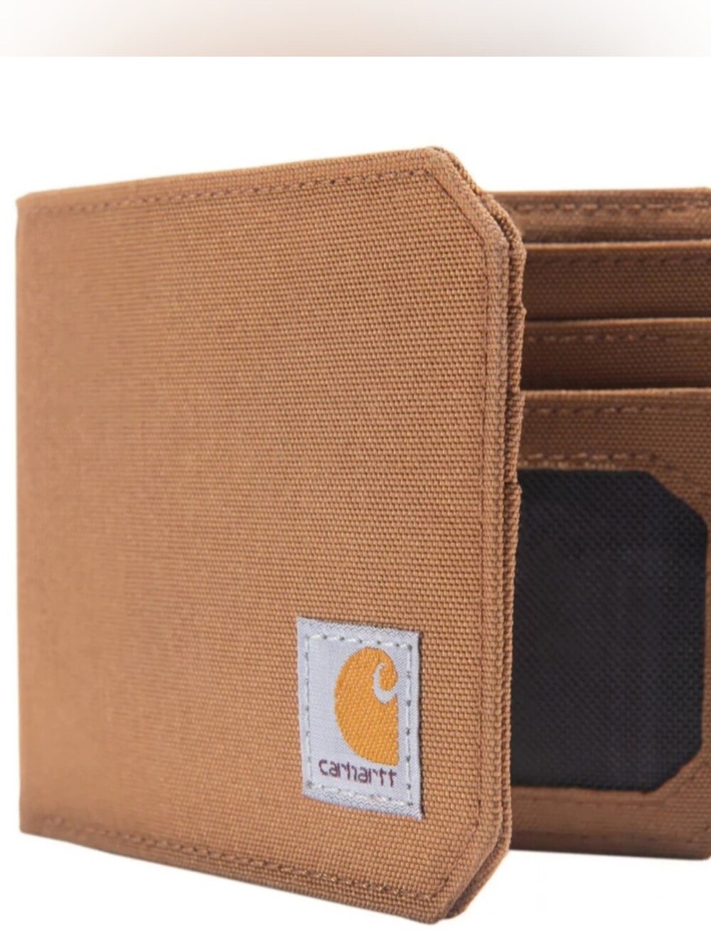 Carhartt Brown Bi-Fold Wallet Durable RFID Blocking Wallet NWT